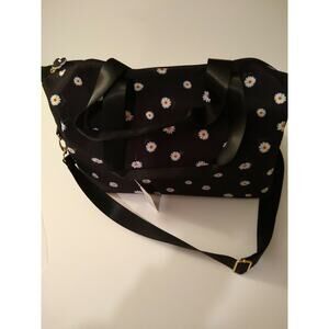 NWT Alice + Olivia By Stacy Bendet $150 Daisy Duffel Print Bag